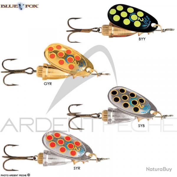 Cuiller BLUE FOX Vibrax hot pepper n3 GYR