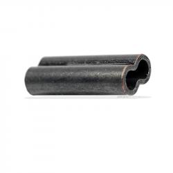 Tube à sertir FLASHMER double noir (doubles sleeves) Ø intérieur 1.3mm