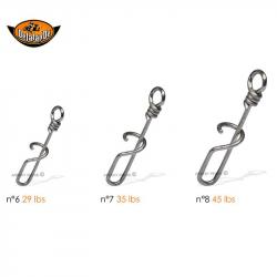 Agrafe rapide inox DELALANDE x6 n°8 (23mm)