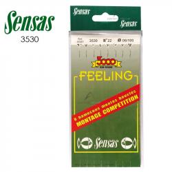 Hameçon coup SENSAS FEELING 3530 BZ montés H24 Ø 0.06mm