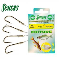 Hameçon coup SENSAS Montés Friture H22 Ø 0.08mm