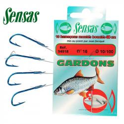 Hameçon coup SENSAS Montés Gardons H22 Ø 0.08mm