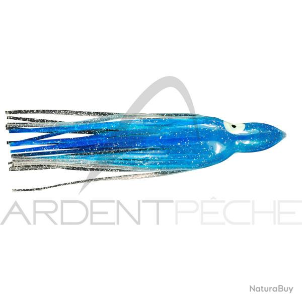 Leurre souple FLASHMER octopus bleu paillet