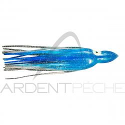 Leurre souple FLASHMER octopus 6cm bleu pailleté