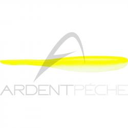 Leurre souple KEITECH Shad impact 3 S14 White chartreuse