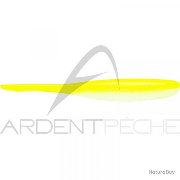 Leurre souple KEITECH Shad impact 3 S14 White chartreuse
