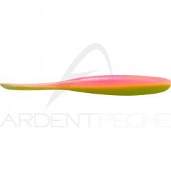 Leurre souple KEITECH Shad impact 3 S22 Pink chartreuse