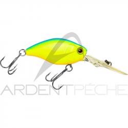 Poisson nageur ILLEX Diving chubby 38 Blue back chartreuse