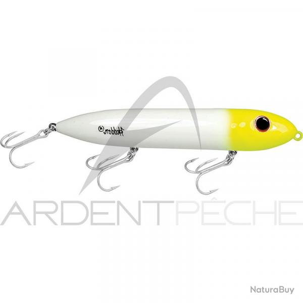Poisson nageur HEDDON Super spook Blanc/Tête jaune 621