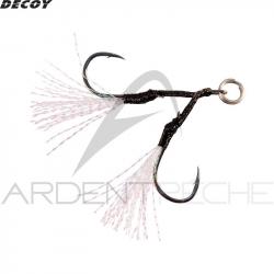 Hameçon assist DECOY DJ-92 Fiber light assist H1/0