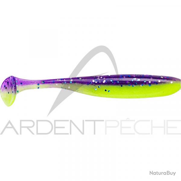 Leurre souple KEITECH Easy shiner 5 S15 Violet silver/Chartreuse