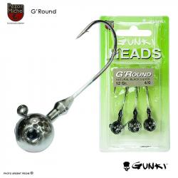 Tête plombée GUNKI G´Round 10g