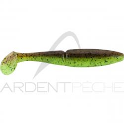 Leurre souple SAWAMURA One up shad 2 084 Olive green glitter