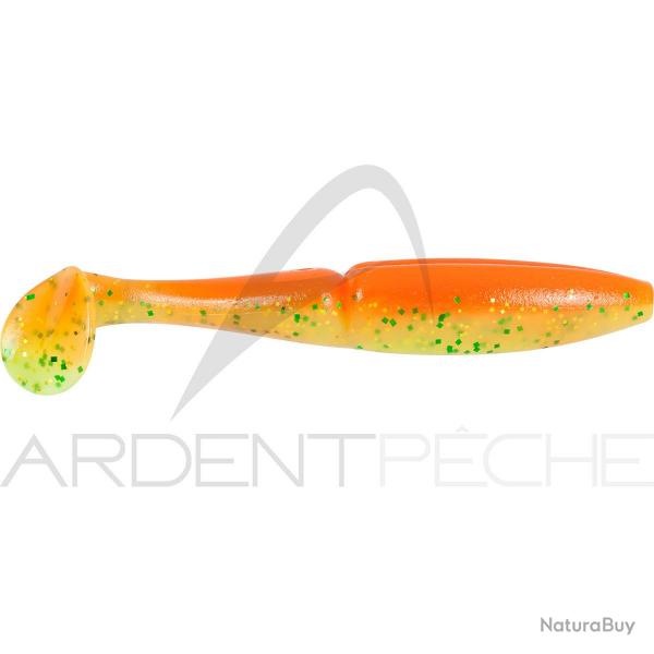 Leurre souple SAWAMURA One up shad 4 076 Orange green