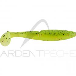 Leurre souple SAWAMURA One up shad 6 086 Apple green flakes