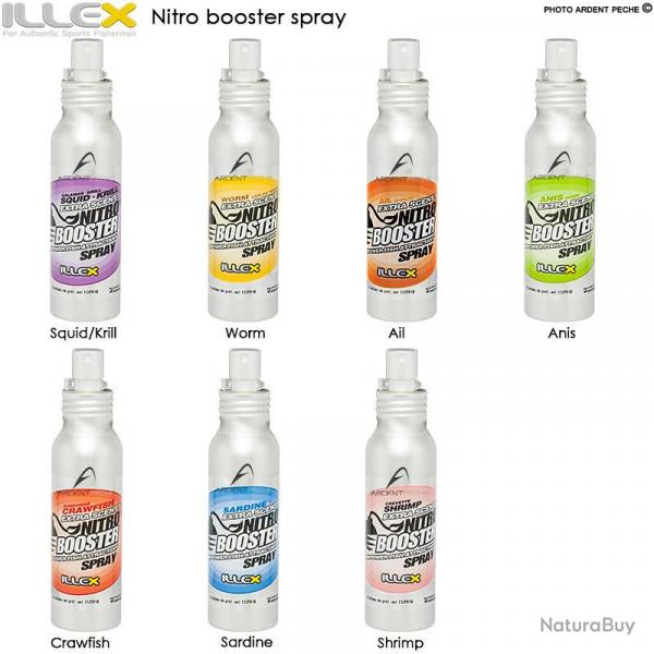 Attractant ILLEX Nitro booster spray Squid/Krill