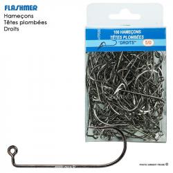 Hameçon têtes plombées FLASHMER 90° HTPD x100 H2/0