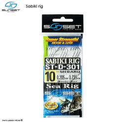 Bas de ligne SUNSET Sabiki rig sea rig H6 CDL 0.205mm / BDL 0.148mm