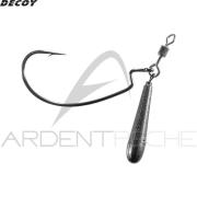 Hameçons Decoy Worm 30 Makisasu - Taille #1 à #5/0 - Pour Montage De Leurres Souples (vers, Creatures) - Neuf