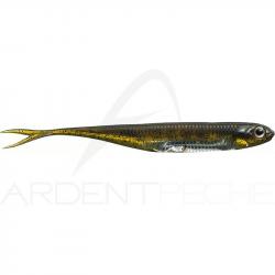 Leurre souple FISH ARROW Flash-J Split 3 01 Green pumpkin silver