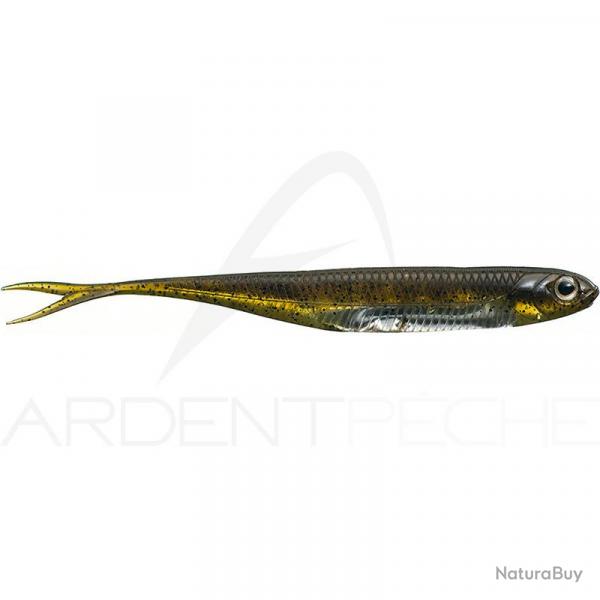 Leurre souple FISH ARROW Flash-J Split 3 01 Green pumpkin silver