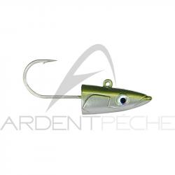 Tête plombée FIIISH Crazy sand eel 180 Off shore Kaki 35g - CSE1020 - x2