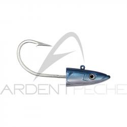 Tête plombée FIIISH Crazy sand eel 220 X Strong 70g Pearl blue - CSE1550 - x1