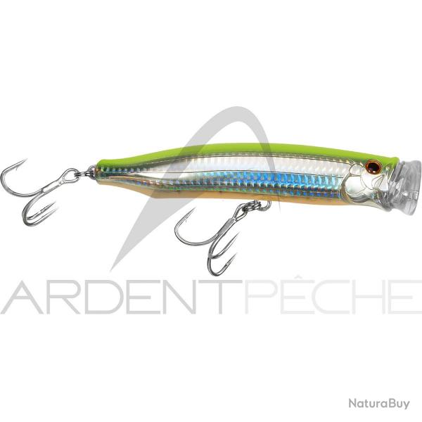 Poisson nageur TACKLE HOUSE Feed popper 100 SHG Chartreuse