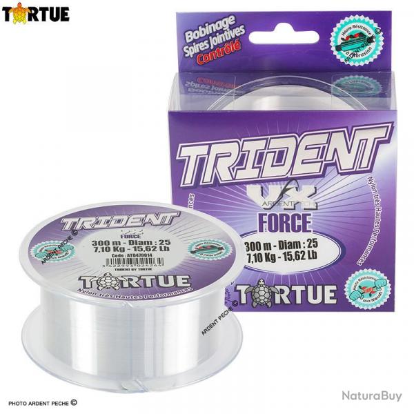 Fils nylon TORTUE Trident VX force 300m  0.40mm