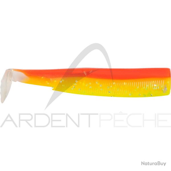Leurre souple FIIISH Black minnow corps 140 Orange/Jaune