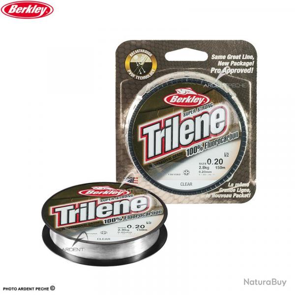 Fils fluorocarbone BERKLEY Trilene clear 50m  0.15mm
