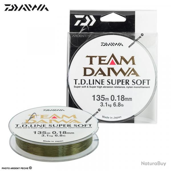 Fils nylon DAIWA Team daiwa line super soft 270m  0.26mm