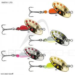 Cuiller SMITH AR S bicolore 3.5g Bl03