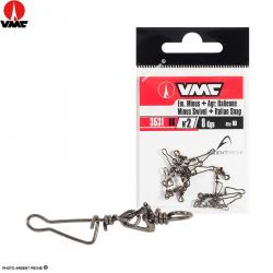 Emerillon VMC Minus à agrafe italienne 3531 BK 1