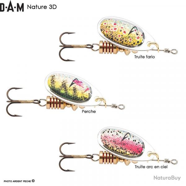 Cuiller DAM Nature 3D 6gr Truite arc en ciel