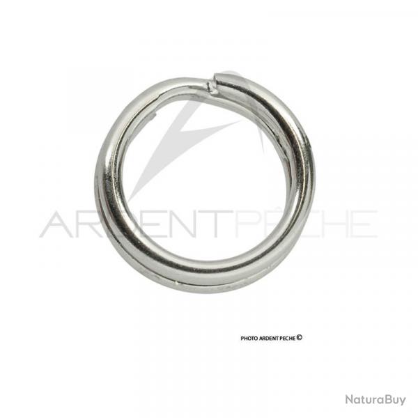 Anneaux briss W Fine gauge laiton nickel x10 taille 3
