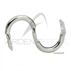 Etrier W Double nickelé x10 taille 6