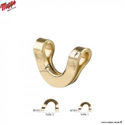 Etrier MEPPS Fendu doré x10 taille 2 (8mm)