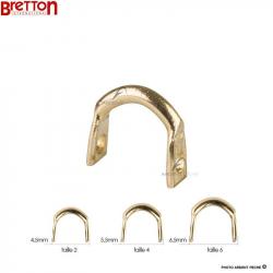 Etrier BRETTON Doré x10 taille 2 (4.5mm)