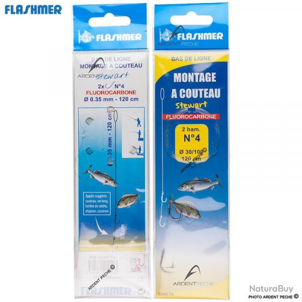 Bas de ligne FLASHMER Montage  couteau H2 - 0.35mm