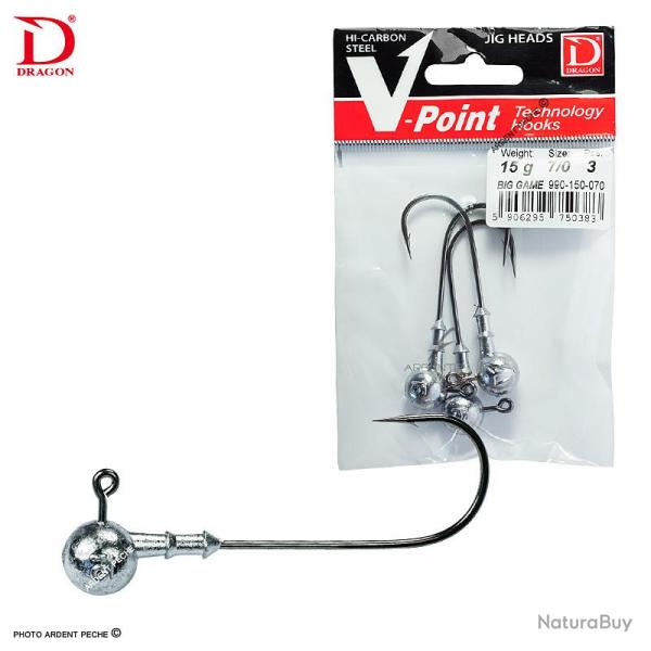 Tte plombe DRAGON V-Point Big game 25g H8/0
