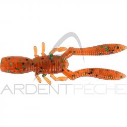 Leurre souple MEGABASS Bottle shrimp 2.4 Root Beer green/black flakes