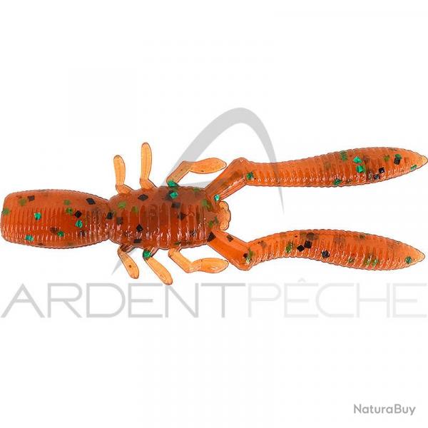 Leurre souple MEGABASS Bottle shrimp 2.4 Root Beer green/black flakes