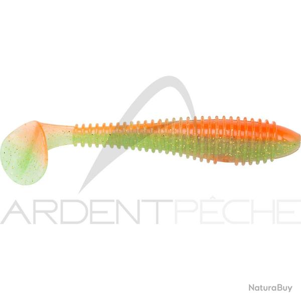 Leurre souple KEITECH Swing impact fat 2.8 S07 Chartreuse orange