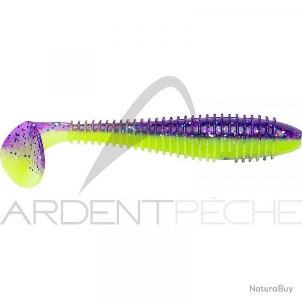 Leurre souple KEITECH Swing impact fat 2.8 S15 Violet silver/Chartreuse