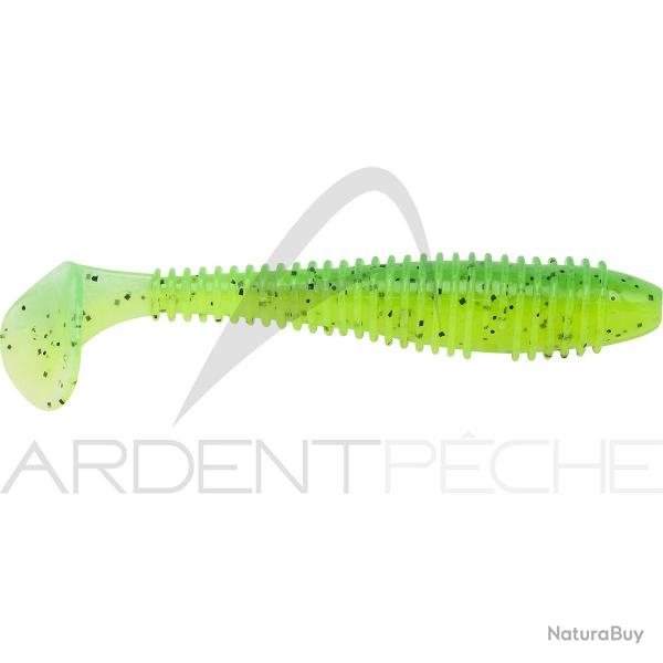 Leurre souple KEITECH Swing impact fat 3.8 468 Lime chartreuse pepper