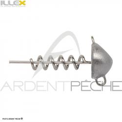 Tête plombée ILLEX Dexter tip up head screw 25g