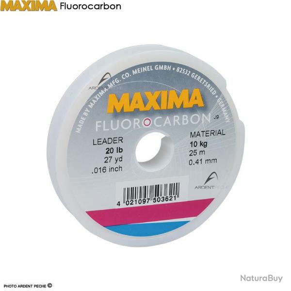 Fil fluorocarbone MAXIMA Fluorocarbon  0.49mm