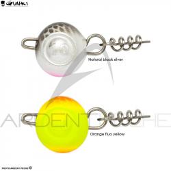 Tête plombée GUNKI G´Flip 3.5g Orange fluo yellow