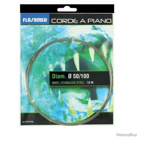 Corde a piano FLASHMER Rouleau 10m  0.80mm